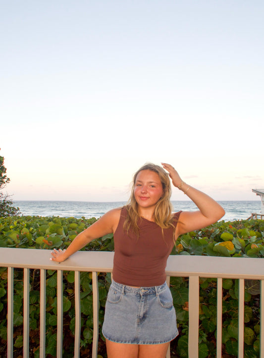 Sam Shoulder Knot Twist Top
